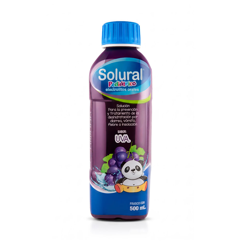 ELECTROLITOS PEDIATRICOS ORALES SABOR UVA 500ML 1 PIEZA